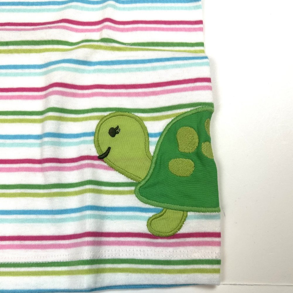 NWT Gymboree Girl Piped Turtle Short & Stripe Turtle Tee 2 Pieces Set Size 3 - Picture 6 of 12
